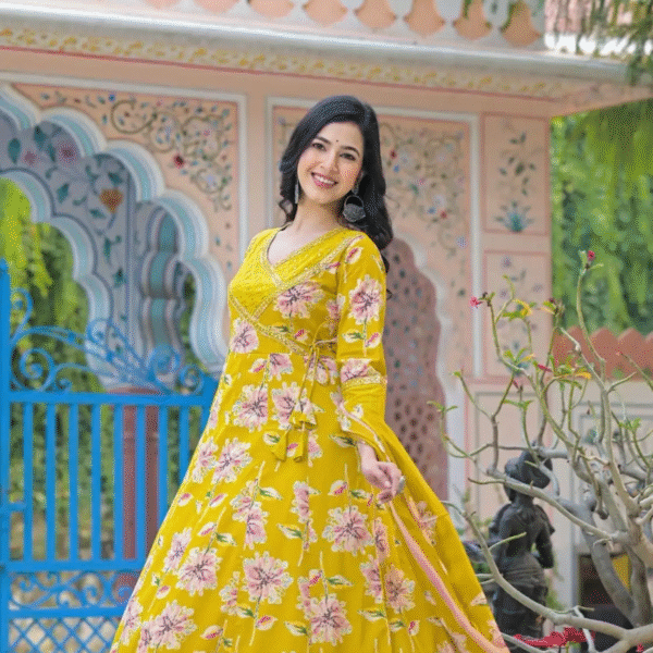 Cotton Anarkali – Saira