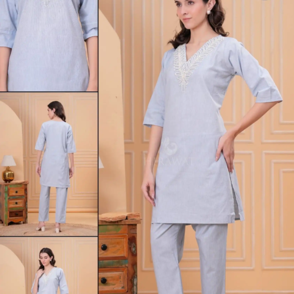Cotton Kurti Set – Anaya