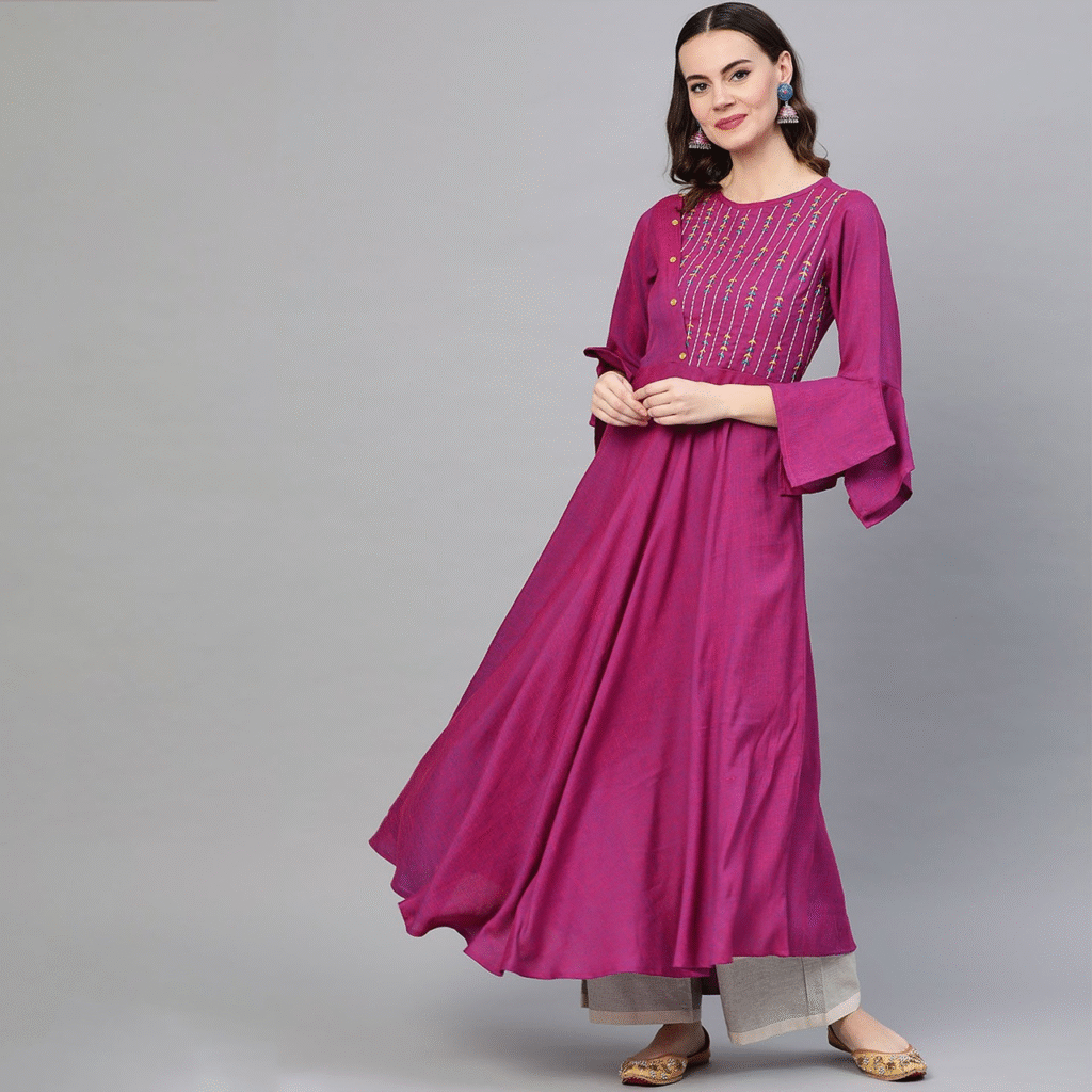 Party-wear Anarkali Kurta