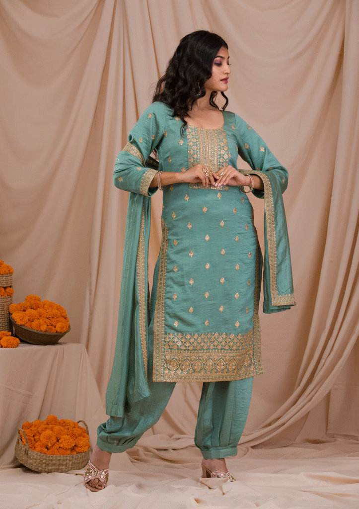 Chanderi vs. Art Silk Suits