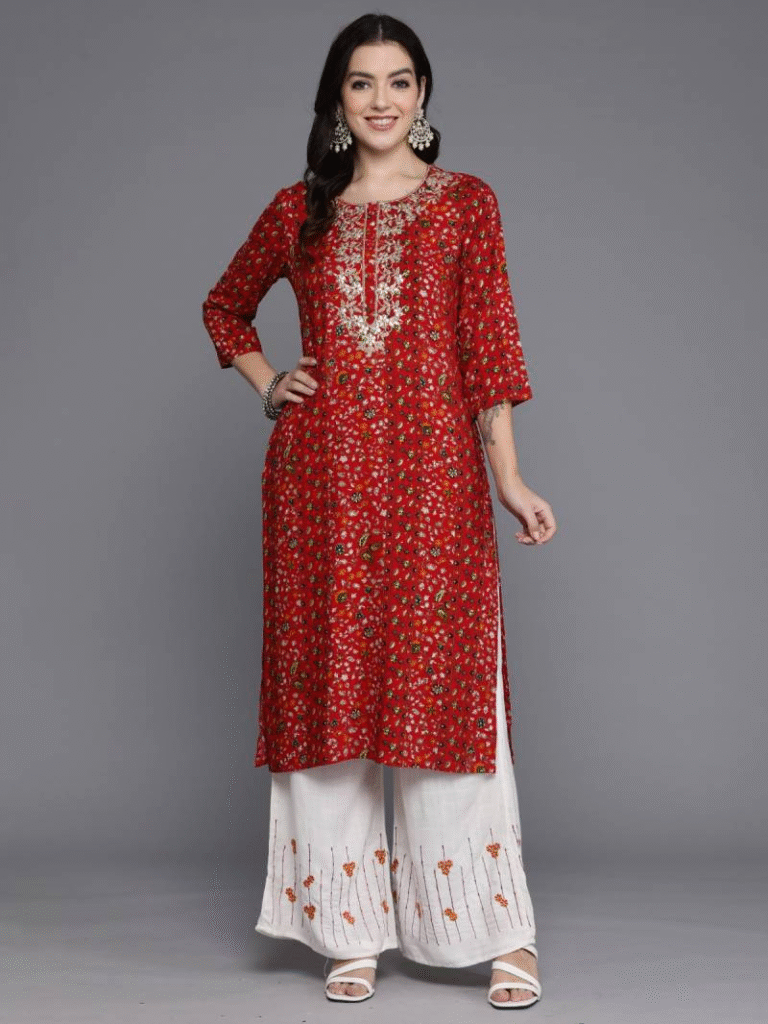 Straight Cut Kurta vs A-Line Kurta
