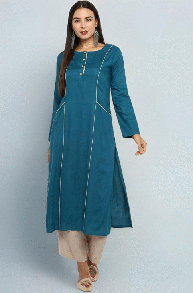 Straight Cut Kurta vs A-Line Kurta